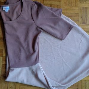 Pink Two Toned Nicole Dress Size L